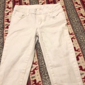 Kids size 8 white pants